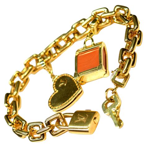 vintage louis vuitton charm bracelet.